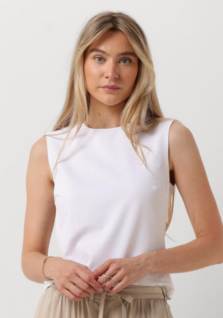 Witte VANILIA Top TWILL SLEEVLESS - large