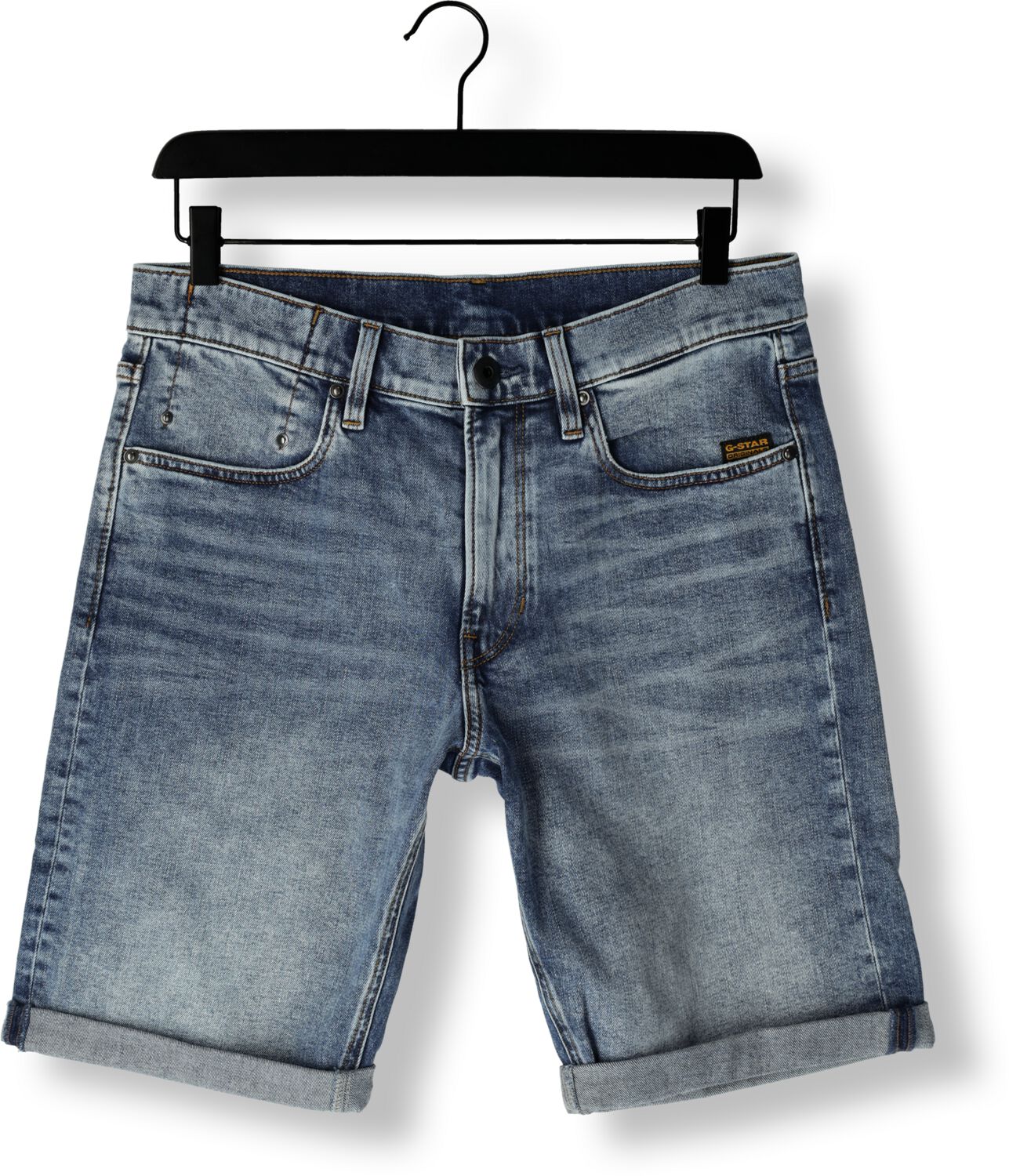 G-STAR RAW Heren Jeans Mosa Short Blauw