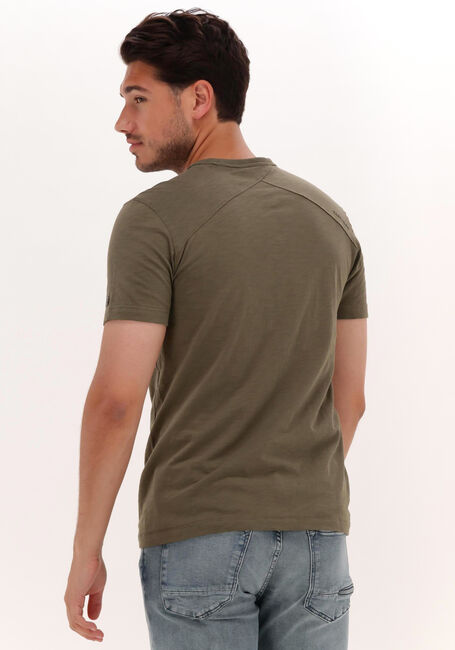Groene CAST IRON T-shirt SHORT SLEEVE R-NECK SLUB JERSEY - large