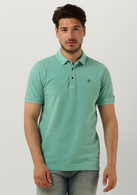 Blauwe CAST IRON Polo SHORT SLEEVE POLO COTTON GD PIQUE - large
