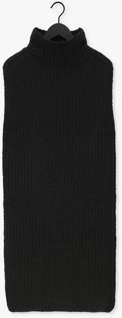 Zwarte 10DAYS Midi jurk TURTLE NECK DRESS - large