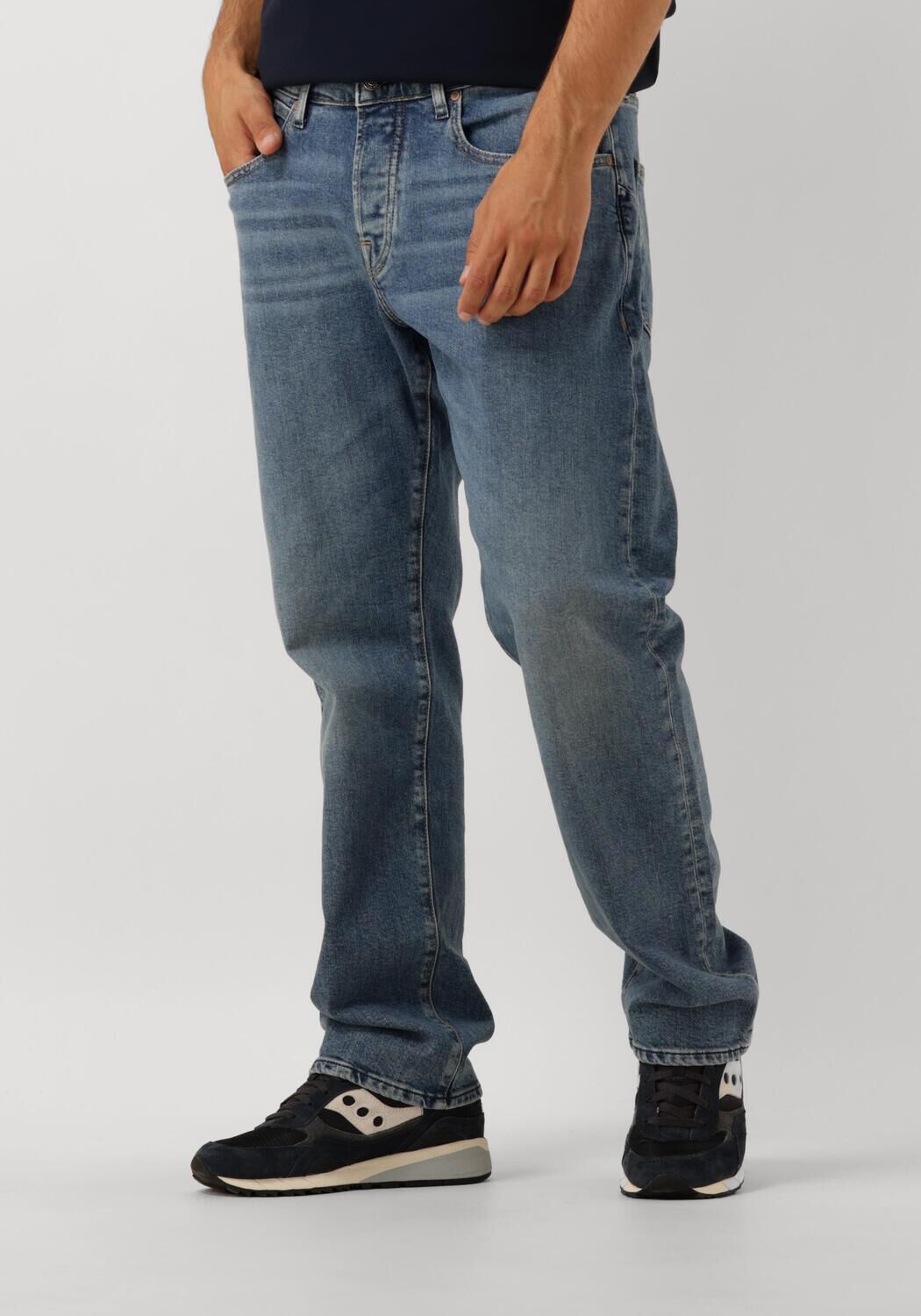 SCOTCH & SODA Heren Jeans Core The Zee Straight Fit Jeans Blauw