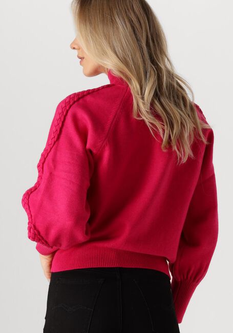 Roze MINUS Trui VERA HIGH NECK KNIT PULLOVER - large