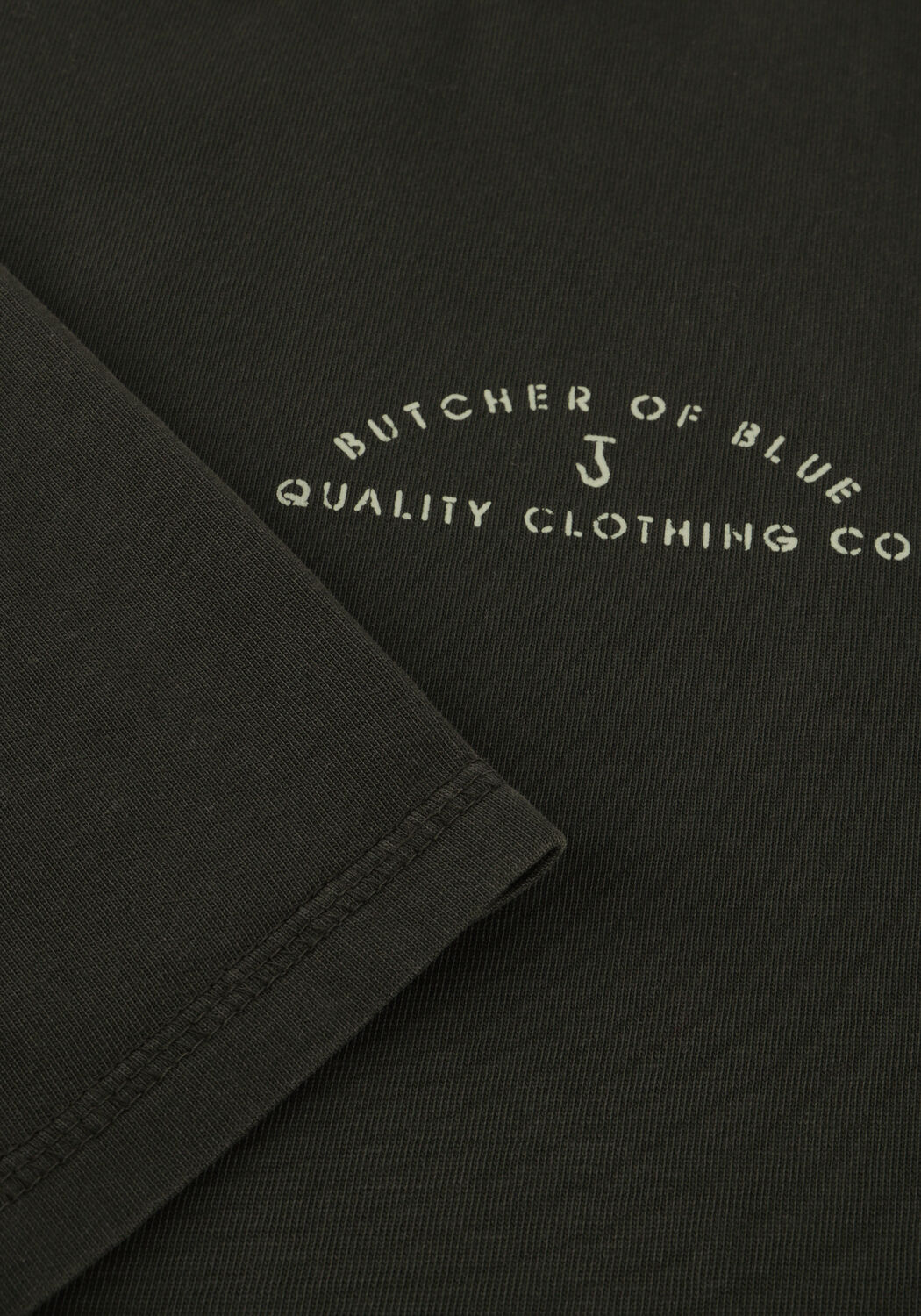 Donkergroene BUTCHER OF BLUE T-shirt ARMY QCC TEE - large