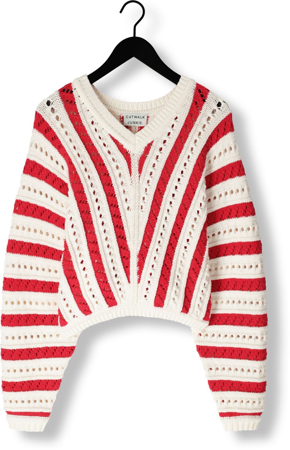 CATWALK JUNKIE Dames Truien & Vesten Ajour Knit Rood