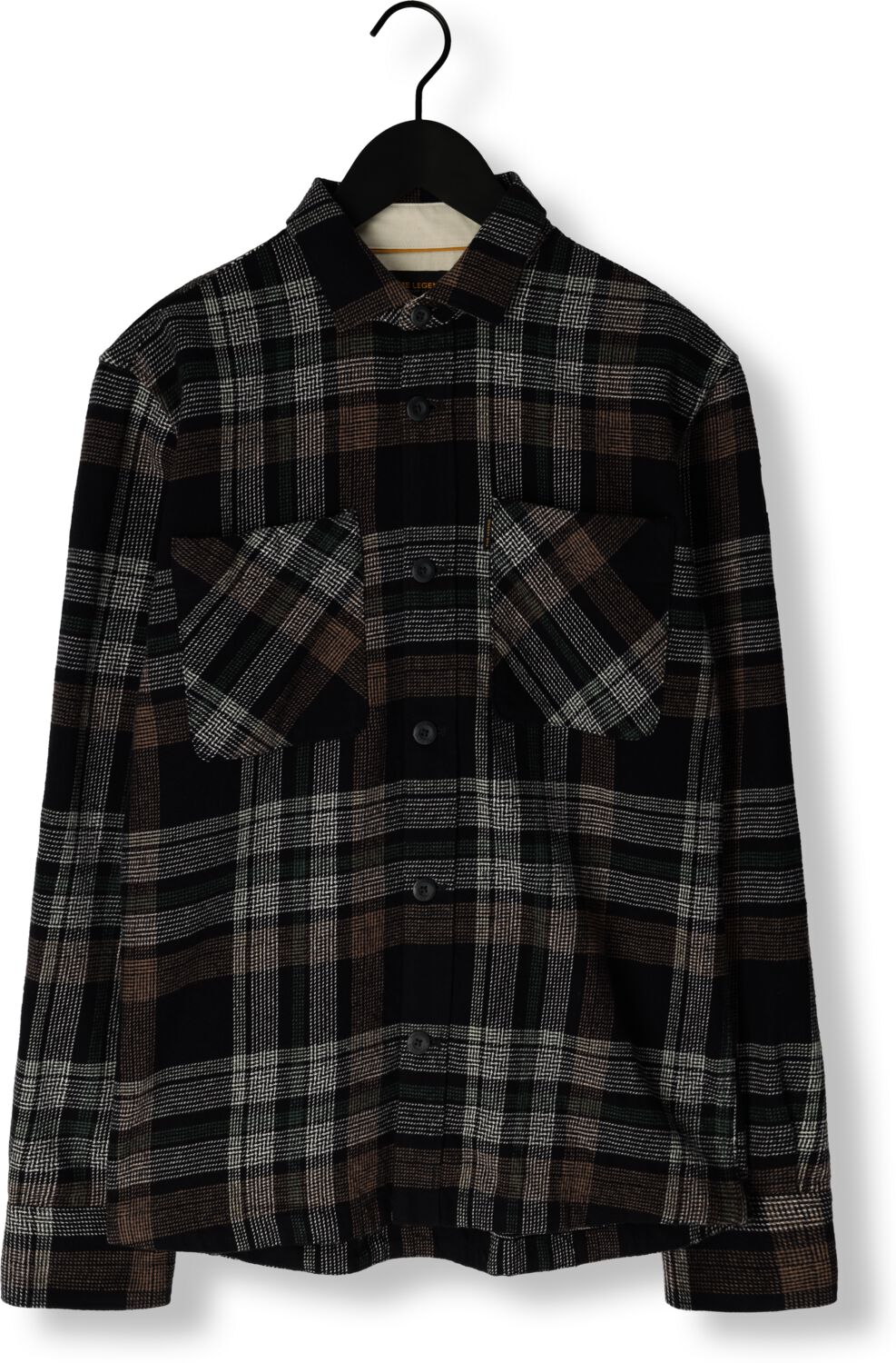 PME LEGEND Heren Overhemden Long Sleeve Shirt Ctn Big Check Wit