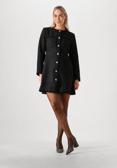 Zwarte Y.A.S. Mini jurk YASMALEA LS DRESS - large