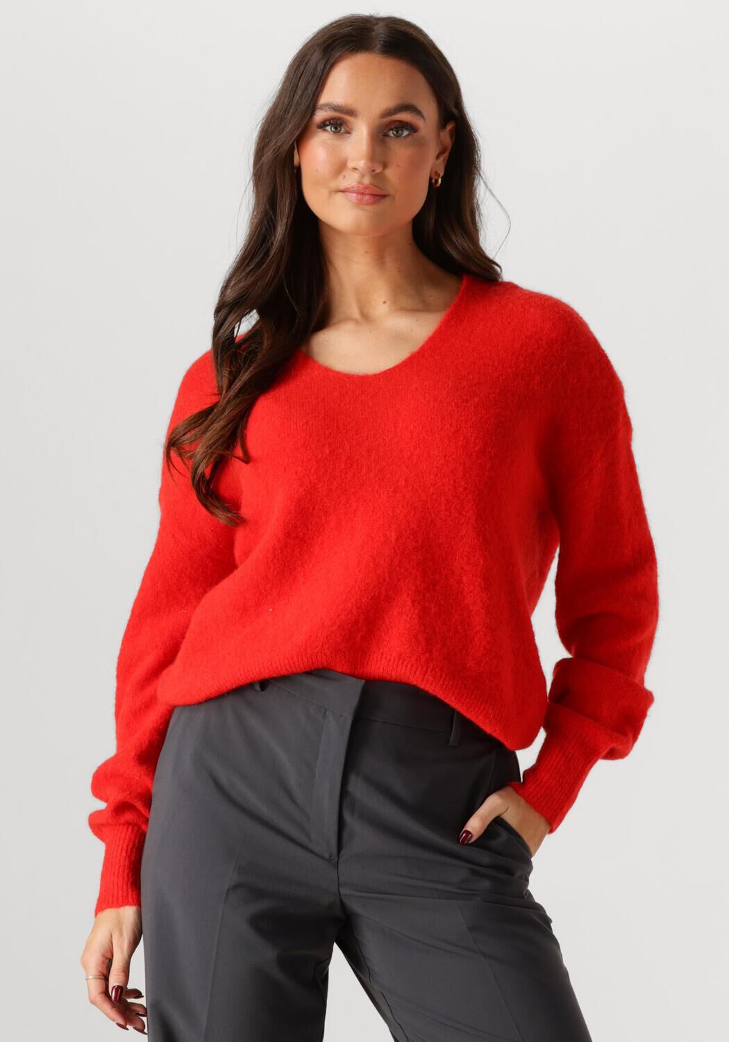 MSCH COPENHAGEN Dames Truien & Vesten Mschhila Hope V Pullover Rood