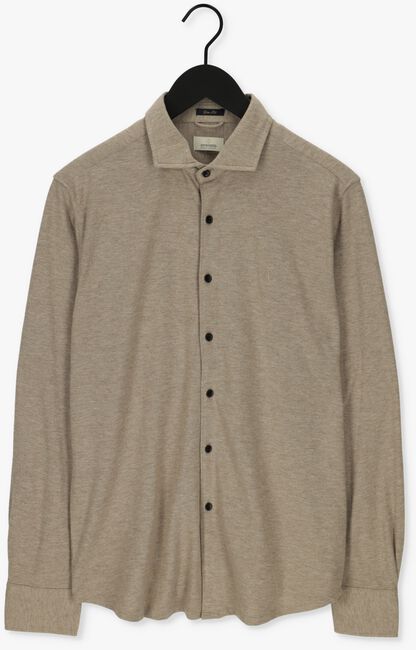 Grijze DSTREZZED Casual overhemd SHIRT MELANGE PIQUE - large
