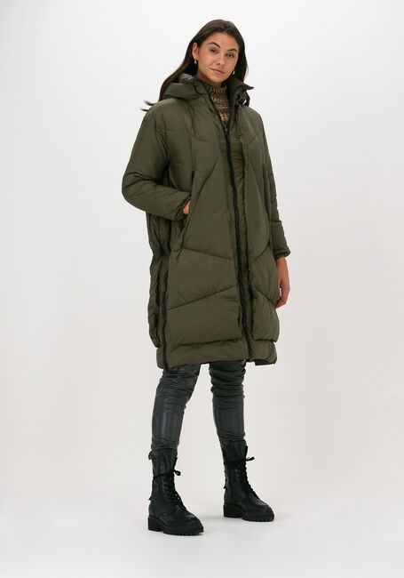 Olijf CANADIAN Gewatteerde jas EUGENIE LG SATIN - large