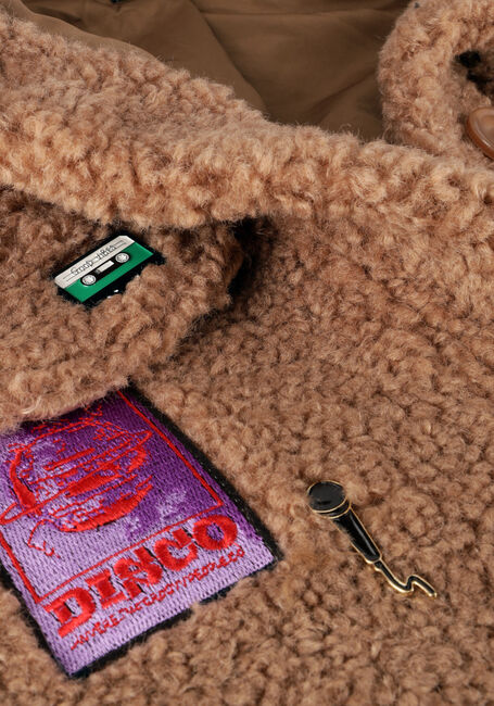 Cognac GOOSECRAFT Teddy jas GC KATE BADGE JACKET Cognac GOOSECRAFT Teddy jas GC KATE BADGE JACKET - large