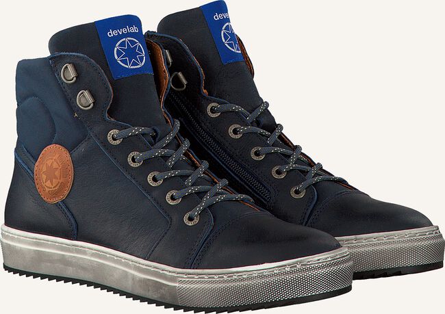 Blauwe DEVELAB Hoge sneakers 41537 Blauwe DEVELAB Hoge sneakers 41537 - large