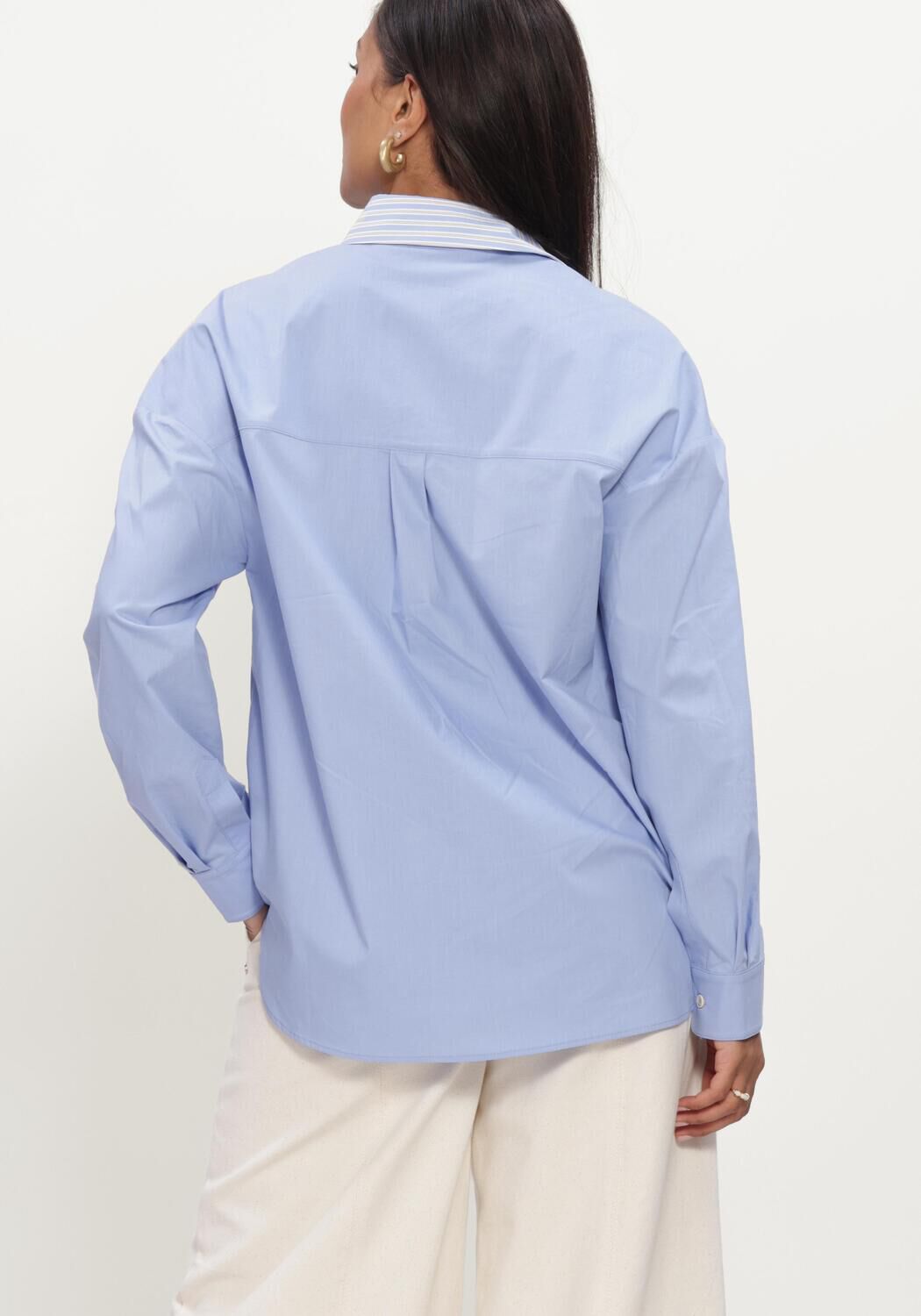 Lichtblauwe JOSH V Blouses ROMULO BLOUSE - large