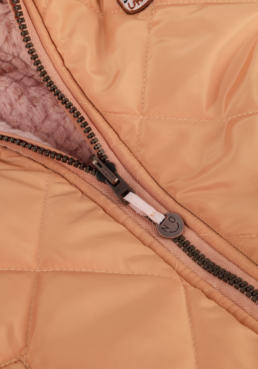 NONO Meisjes Jassen Bomby Reversible Hooded Jacket With Print At Sleeve Lichtroze