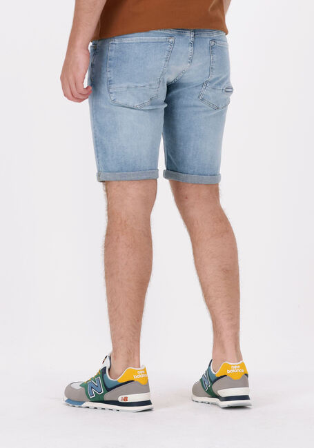 Blauwe CAST IRON Jeans RISER SHORTS LIGHT BLUE OCEAN - large