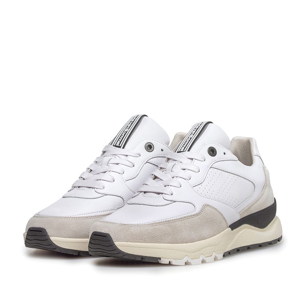 Witte FLORIS VAN BOMMEL Lage sneakers De Treener 07.00 - large