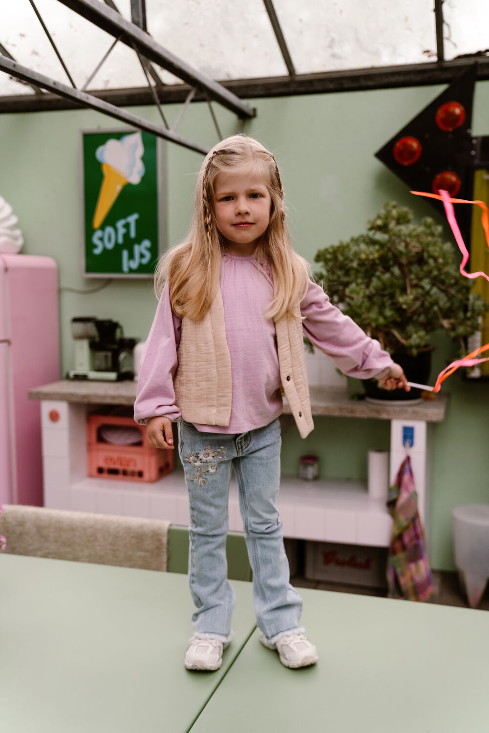 Beige DAILY7 Gilet GILET EMBROIDERY - large