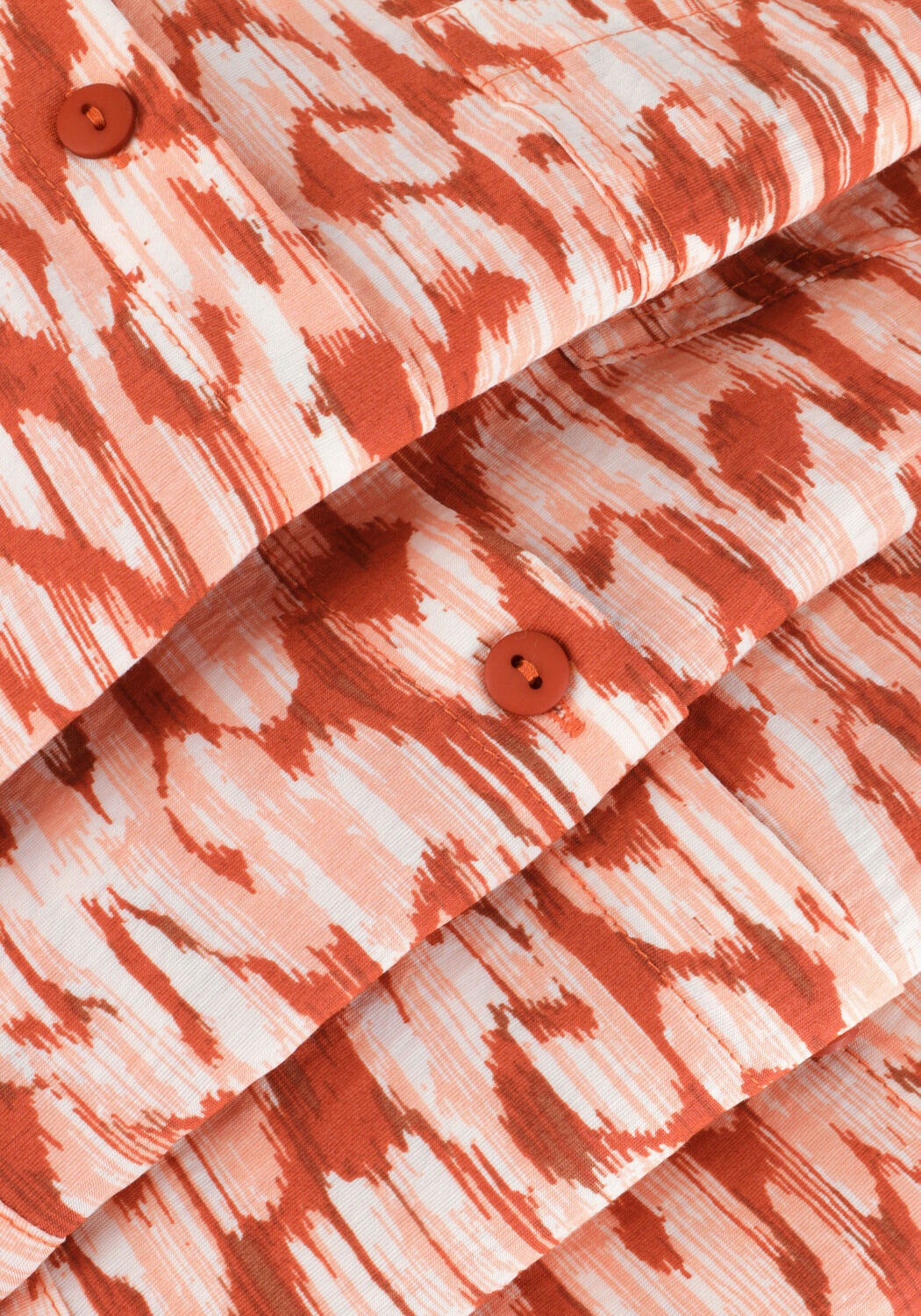 Oranje MSCH COPENHAGEN Mini jurk MSCHORLENA LADONNA 3/4 SHIRT DRESS AOP - large