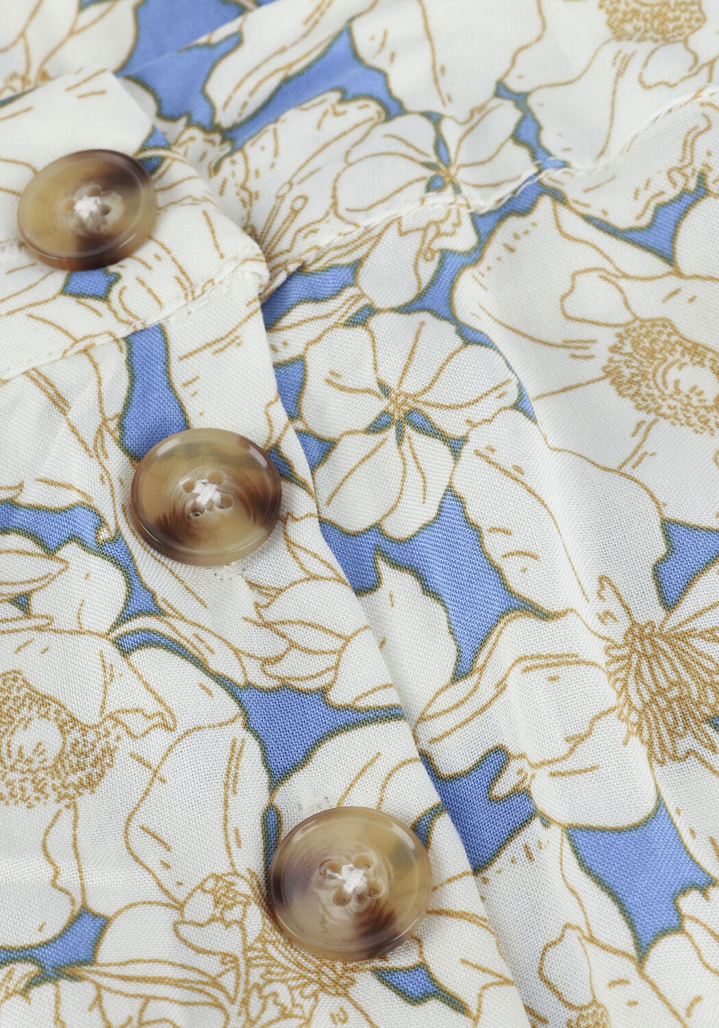 Blauwe OBJECT Midirok VICTOORIA LILITI SKIRT - large