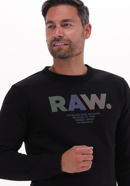 Zwarte G-STAR RAW Sweater MULTI COLORED RAD. R SW - large