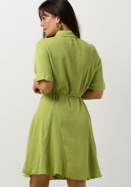 Groene FREEBIRD Mini jurk DARCY SS - large