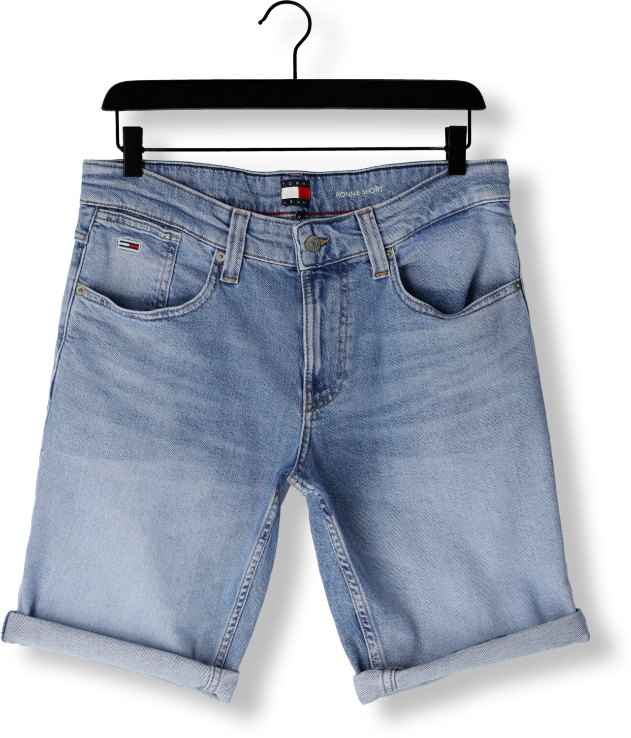 TOMMY JEANS Heren Jeans Ronnie Short Bi0112 Blauw