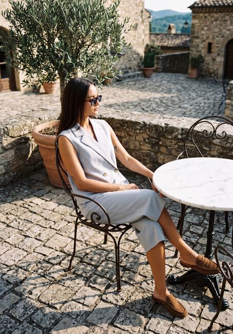 Blauwe MODSTR&Ouml;M Broeken GALEMD LONG SHORT - large