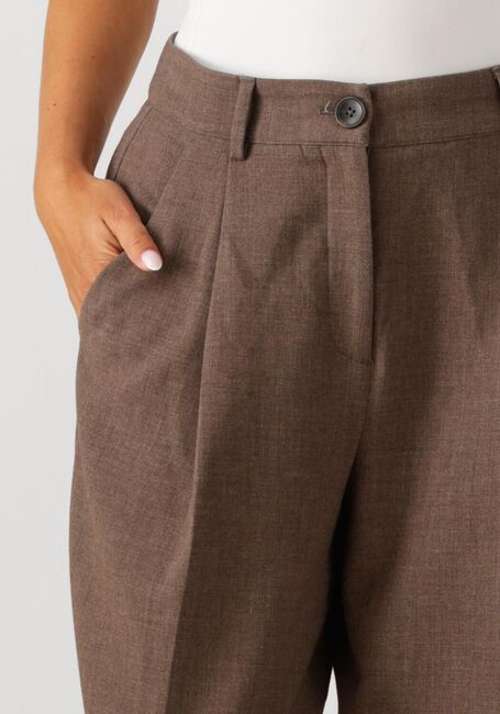 Bruine MSCH COPENHAGEN Wijde broek MSCHROSINA MICHELLE HW PANTS - large