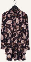 Zwarte COLOURFUL REBEL Mini jurk HARLEY PAISLEY MINI SMOCKED SH Zwarte COLOURFUL REBEL Mini jurk HARLEY PAISLEY MINI SMOCKED SH - medium