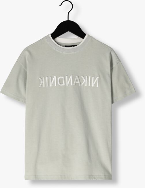 Lichtgrijze NIK & NIK T-shirt MIRROR T-SHIRT - large