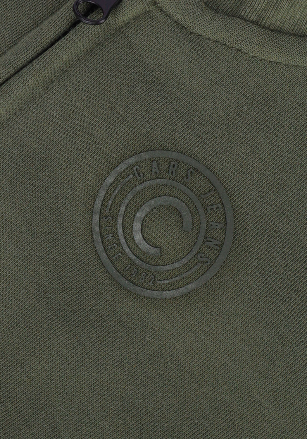 Groene CARS JEANS Vest KIDS ISCAR HOOD - large