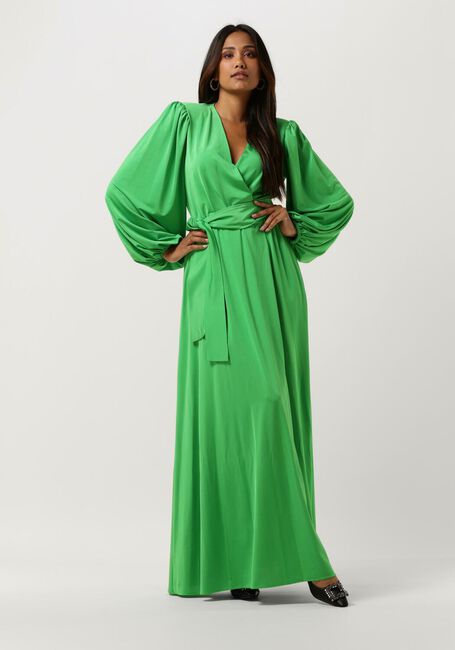 Groene ACCESS Maxi jurk W2-3325-307 - large