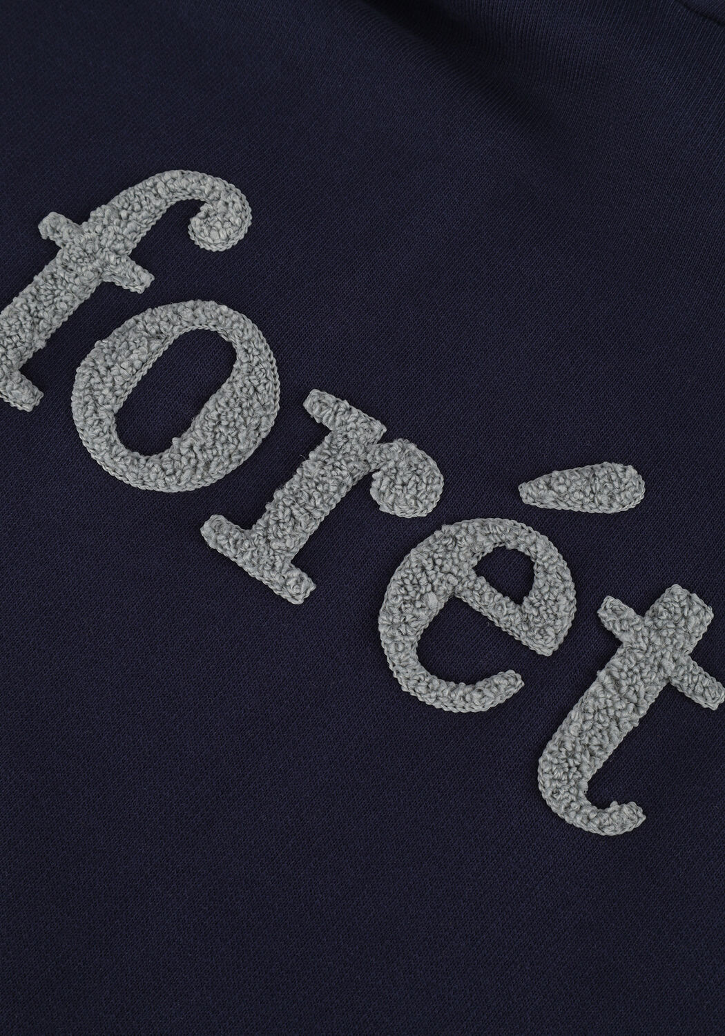 Donkerblauwe FOR&Eacute;T Trui MAPLE HOODIE - large