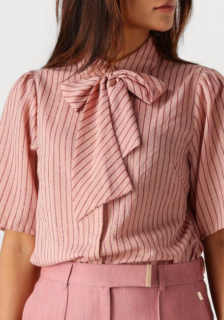 Roze AAIKO Blouses VERONNE STRIPE TIE PES 351 - large