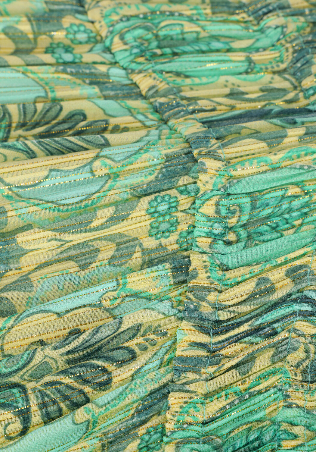Groene JANICE Maxi jurk MILAN - large