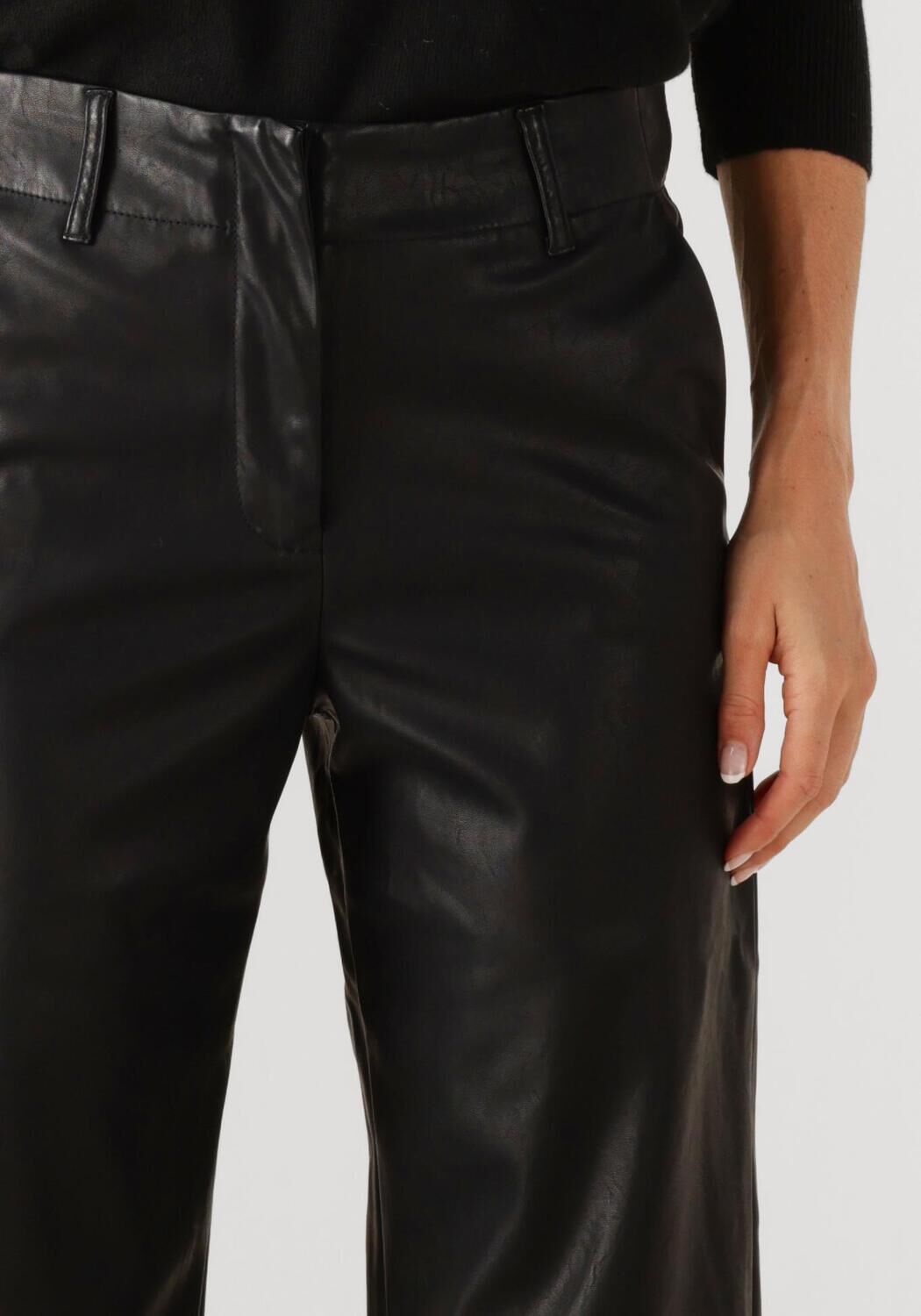 KNIT-TED Dames Broeken Naomi Pant Zwart