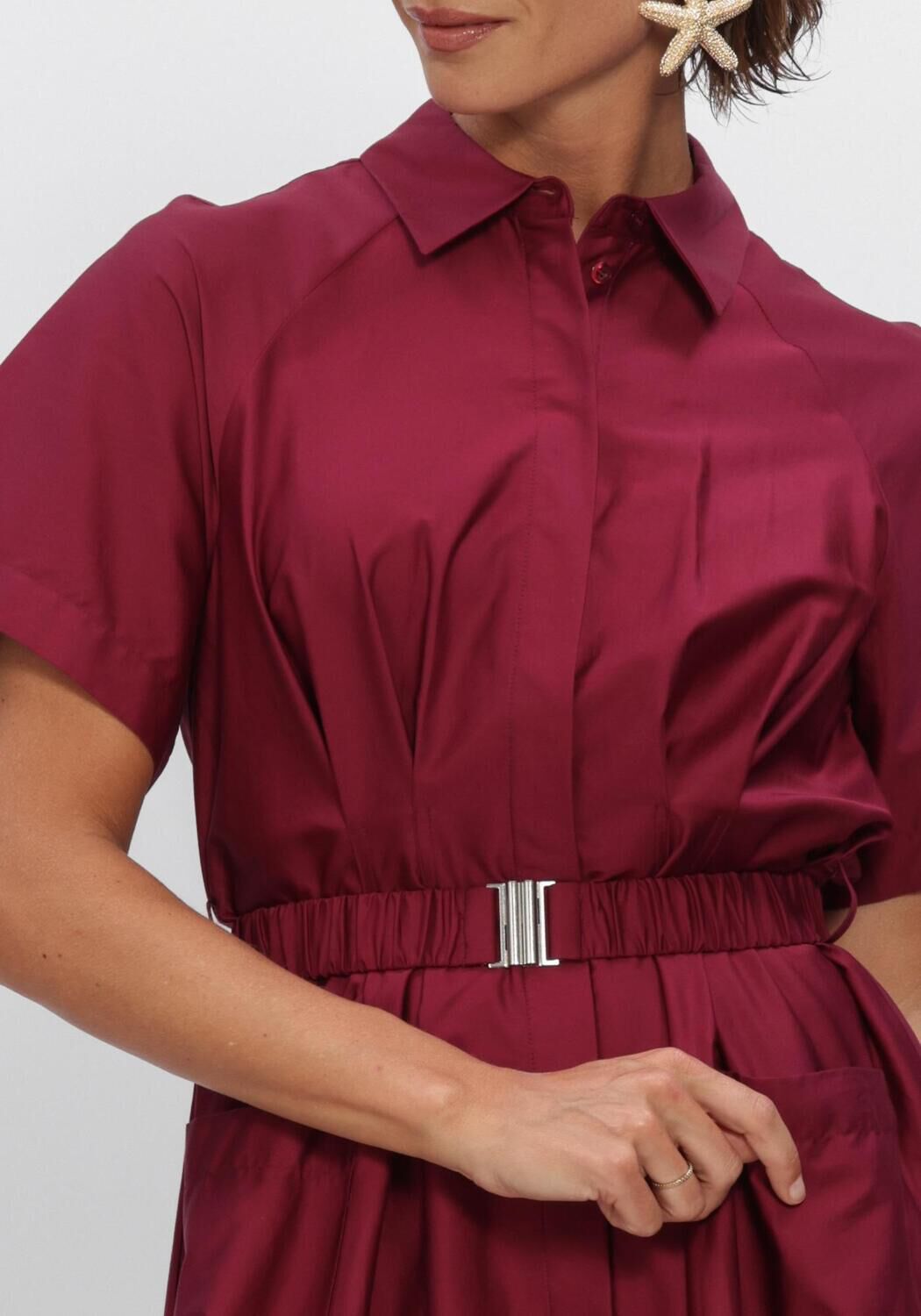 Bordeaux Y.A.S. Jurken YASSIMANA SS LONG DRESS - large