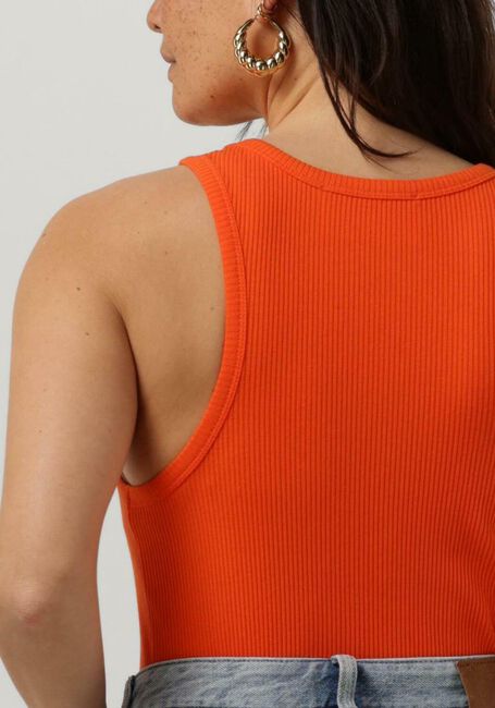 Oranje SELECTED WOMEN Top SLFANNA O-NECK TANK TOP - large