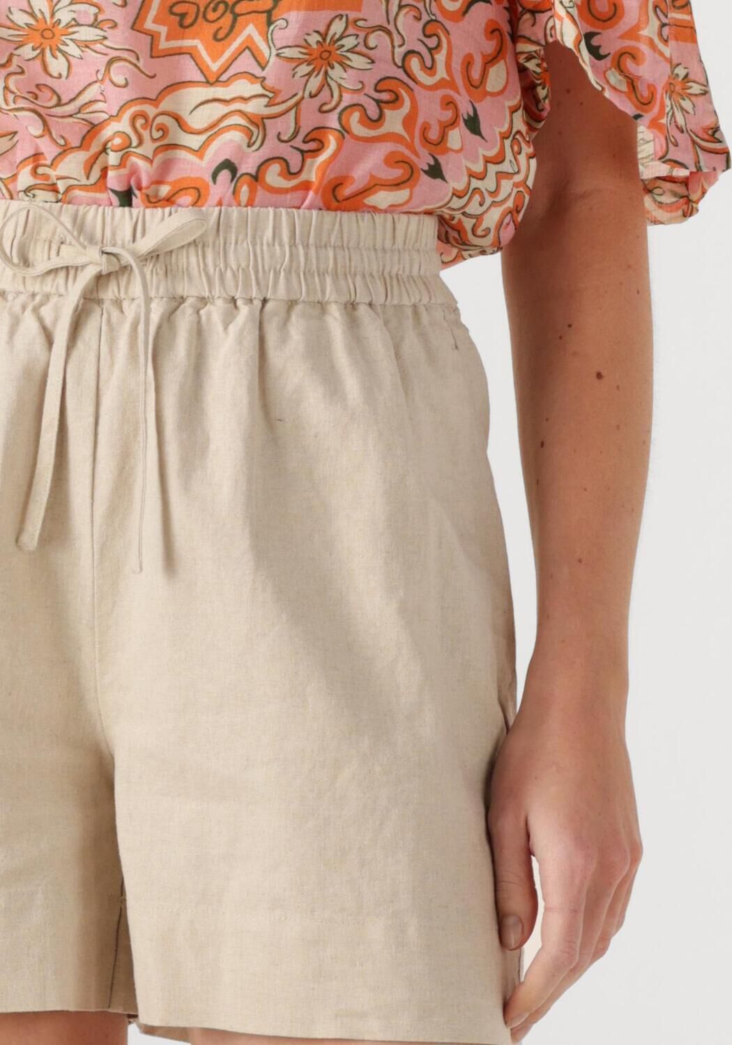 OBJECT Dames Broeken Objviggo Mw Lo Shorts Beige