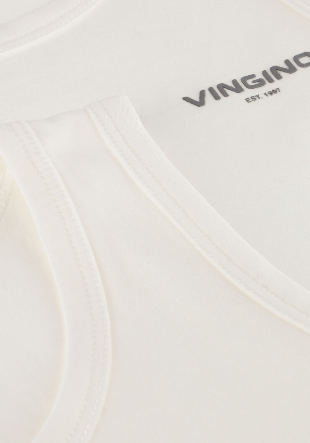 Witte VINGINO Singlets BOYS TANK 2 PACK - large