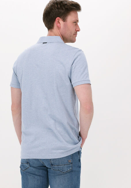 Lichtblauwe VANGUARD Polo SHORT SLEEVE POLO PIQUE STRETCH PEACHED - large