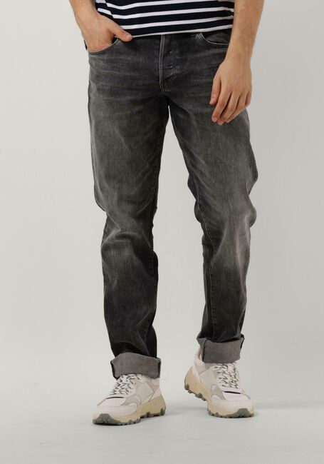 Lichtgrijze G-STAR RAW Straight leg jeans 3301 REGULAR TAPERED - large