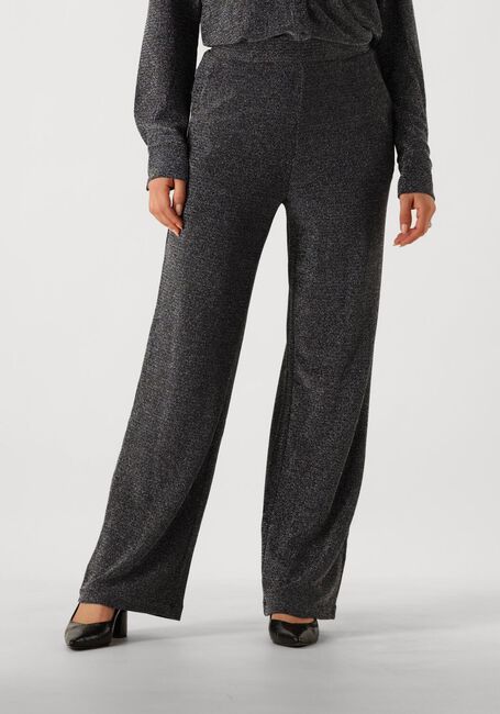 Zilveren Y.A.S. Pantalon YASTIKKA HW GLITTER PANTS - large