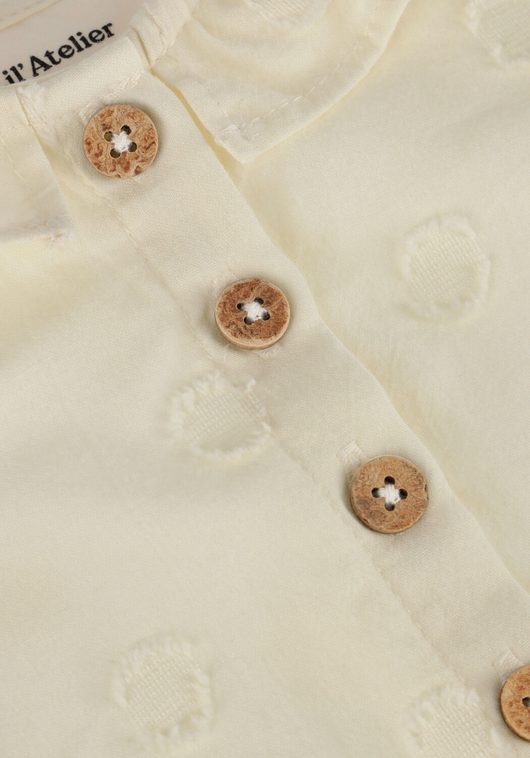 LIL' ATELIER Baby Blouses & Overhemden Nbffranny Ss Loose Shirt Lil Beige