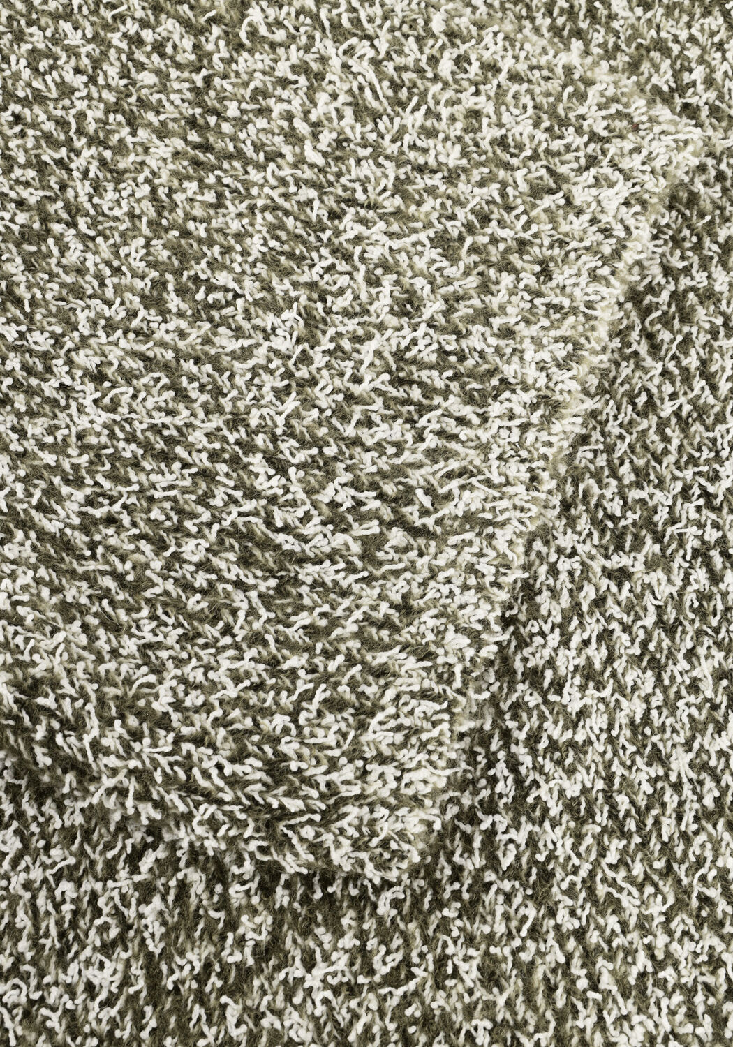 Olijf ANOTHER LABEL Truien/vesten ALALYS KNITTED PULL S/S - large