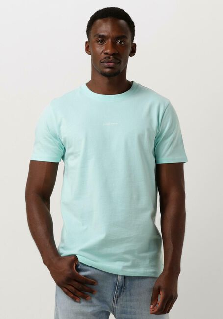 Blauwe PURE PATH T-shirt TSHIRT WITH FRONT AND BACK PRINT - large