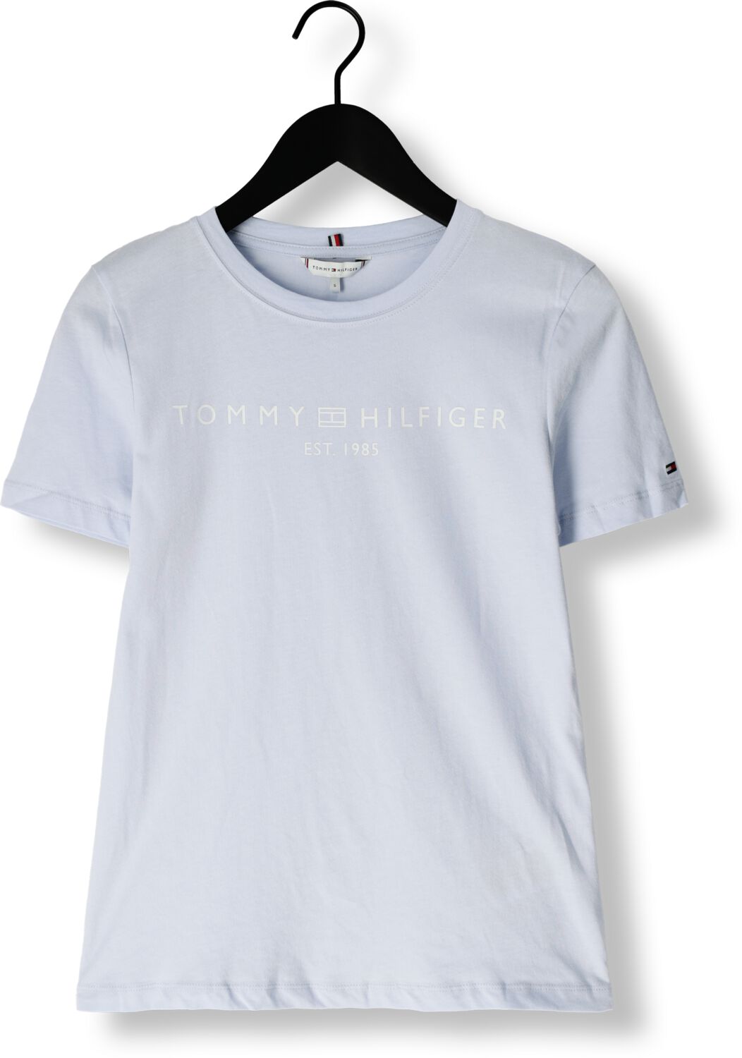TOMMY HILFIGER Dames Tops & T-shirts Reg Corp Logo Lichtblauw