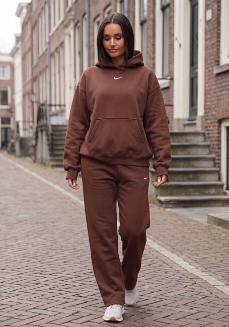 Bruine NIKE Joggingbroek NIKE STUDIO FLEECE MEDIUM WEIGHT - large