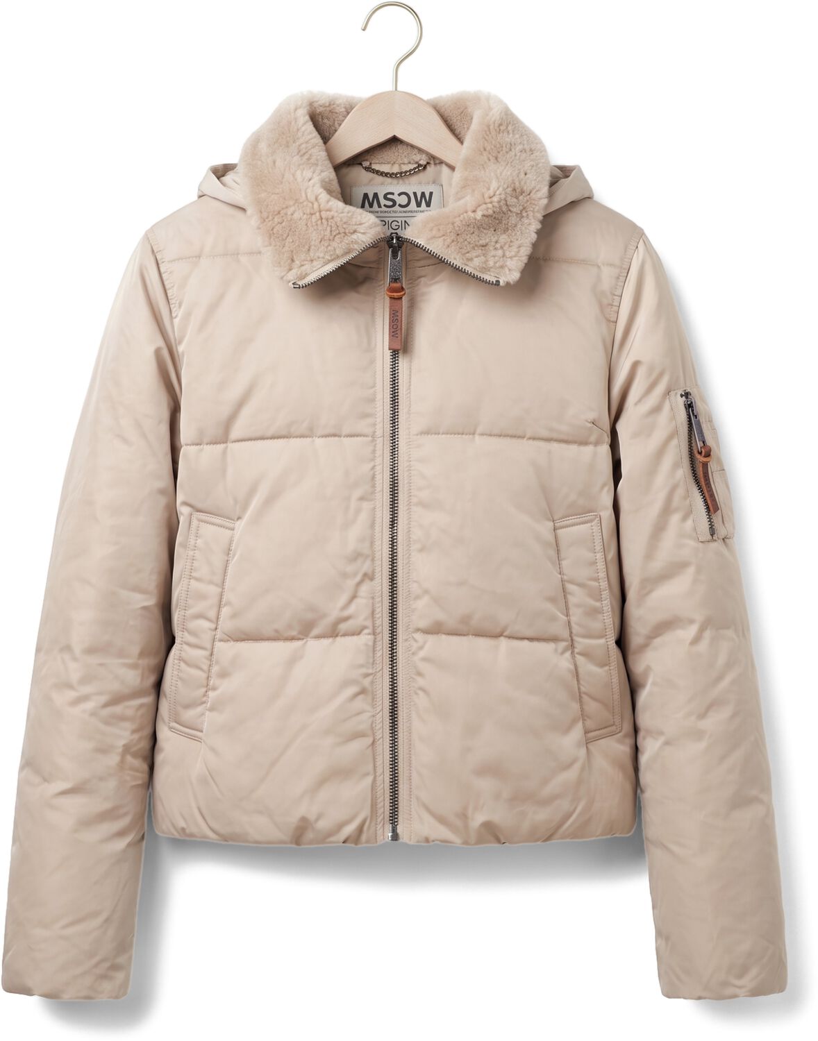 MOSCOW Dames Jassen 04-08-atlena Beige