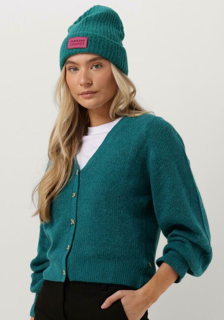 Groene FABIENNE CHAPOT Vest STELLA CARDIGAN 65 - large
